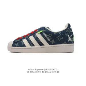 Adidas Superstar '82 Louis Vuitton Collaboration Classic Shell Toe Sneakers