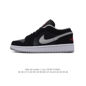 Jordan Air AJ1 Low Retro Classic Leather Basketball Sneakers