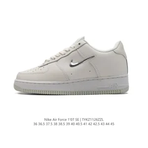 Nike Air Force 1 '07 Low FB8251 White Leather Casual Sneakers