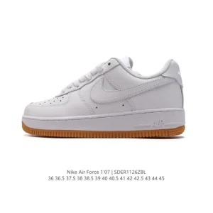 Nike Air Force 1 '07 Low DJ2739 White Leather Casual Sneakers