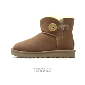UGG Classic Short Button Boots Women's Winter Snow Boots