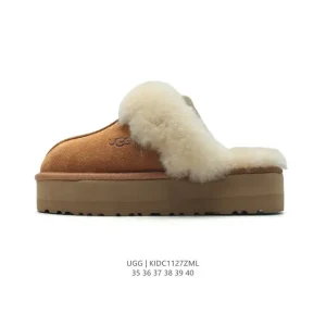 UGG Women's Classic Winter Snow Boots Slippers with Fluffy Collar