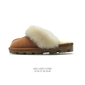 UGG Women's Winter Snow Boots Slippers with Fluffy Collar