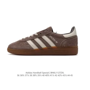 Adidas Handball Spezial Low-Top Leather Sneakers Classic Three Stripes