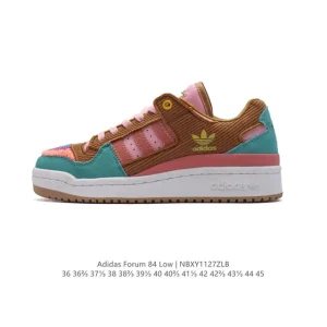 Adidas Forum 84 Low Shoes Classic Leather Basketball Sneakers for Men and Women