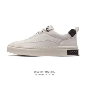 ECCO Men's Casual Sneakers Breathable Lightweight Platform Shoes