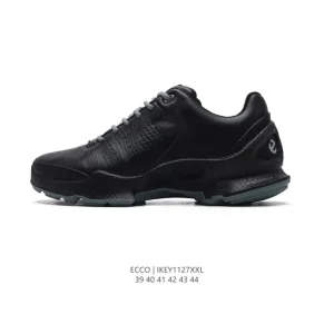 ECCO Men's Outdoor Casual Sneakers Lightweight Breathable Lace-Up Shoes