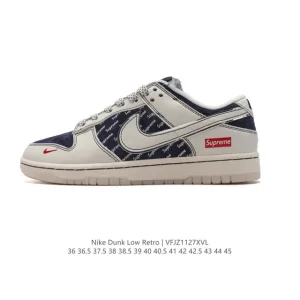 Nike Dunk Low Retro Vintage Basketball Sneakers for Men and Women