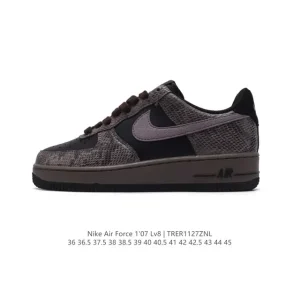 Nike Air Force 1 Low 07 HF2898 White Leather Sneakers with Air Cushion