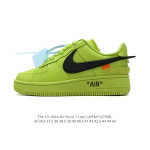 Off-White x Nike Air Force 1 OW Collaboration Chunky Sole Sneaker