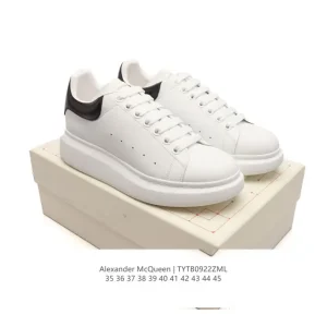Alexander McQueen McQ Runner Smooth Leather Thick Sole Flash Tail Sneakers