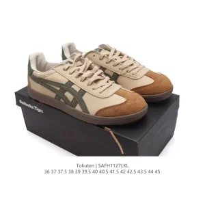 ASICS Tokuten Unisex Retro Leather Sneakers for Casual Streetwear