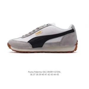PUMA Palermo OG Army Trainer Low Top Sneakers for Men and Women