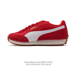 PUMA Palermo OG Army Trainer Low-Top Sneakers for Men and Women