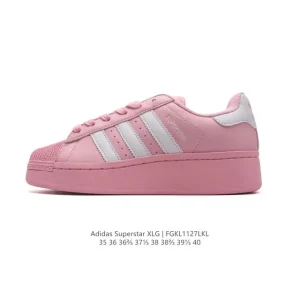 Adidas Originals Superstar XLG Low Top Platform Sneakers with Shell Toe