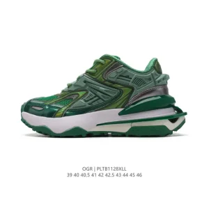 Ogr Gamer Max Men's Chunky Sole Low-Top Sneakers with Futuristic Design