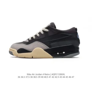 Jordan Air 4 Retro OG Low Basketball Shoes Fq7940-002 Men Women