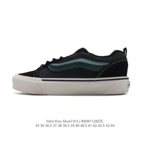 Vans Knu Skool VR3 LX Chunky Leather Sneakers Vintage Style