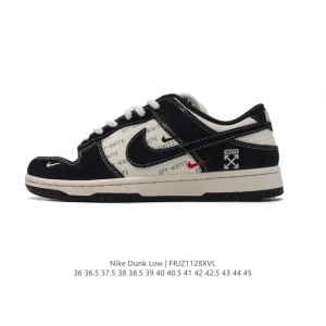 Nike Dunk Custom Vintage Style Skateboarding Shoes for Men and Women