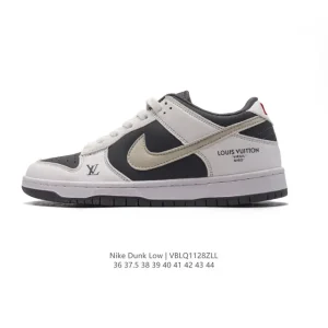 Nike Dunk Low Louis Vuitton Collaboration Vintage Basketball Skateboarding Shoes