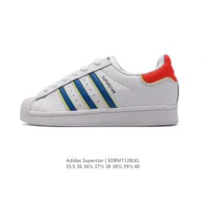 Adidas Superstar ADV Women's Skateboarding Shoes Classic White Leather