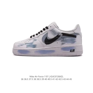 Nike Air Force 1 '07 Low CW2288-111 White Leather Sneakers for Men and Women