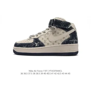 Louis Vuitton x Nike Air Force 1 LV8 Mid Damier Azur Monogram