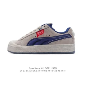 PUMA Suede XL Low-Top Retro Lightweight Breathable Sneakers with Thick Sole