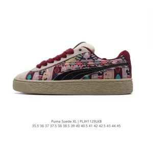 PUMA Suede XL Low Top Retro Casual Sneakers with Thick Sole