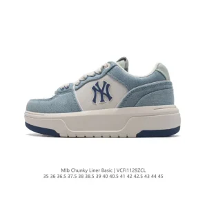 MLB Chunky Liner Basic Retro Street Unisex Canvas Sneakers