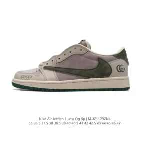 Jordan Air 1 Low OG SP Military Blue Reverse Swoosh Retro Basketball Shoe
