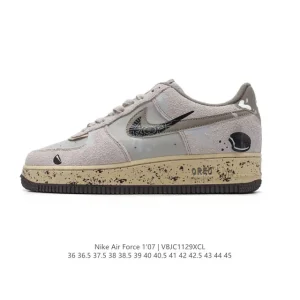 Nike Air Force 1 '07 Low Fj4146 White Leather Casual Sneakers for Men and Women