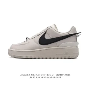 Nike Air Force 1 Low Ambush Collaboration Leather Sneakers