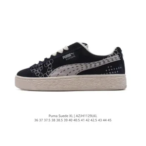 PUMA Suede XL Low-Top Retro Lightweight Breathable Sneakers with Thick Sole
