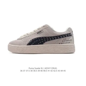 PUMA Suede XL Low Top Retro Lightweight Breathable Sneakers with Thick Sole