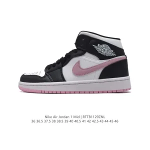 Nike Air Jordan 1 Mid Men's Women's Basketball Shoes Retro High Top Sneakers