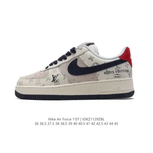 Nike Air Force 1 '07 Low LV Collaboration Sneaker with Air Cushion