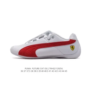 Puma Future Cat Leather Ferrari Low Top Racing Sneakers