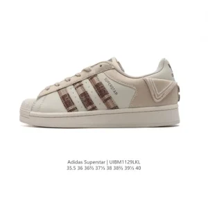 Adidas Superstar '82 Classic Shell Toe Leather Sneakers for Women