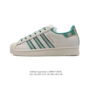Adidas Superstar '82 Classic Shell Toe Leather Sneakers for Women