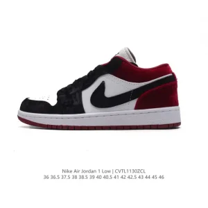 Jordan Air AJ1 Low Retro Men's Basketball Shoes with Air Cushion
