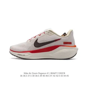 Nike Pegasus 41 Running Shoes with ReactX Foam and Dual Air Zoom