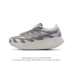 Adidas Adizero Aruku White Cushioned Running Shoes for Men and Women