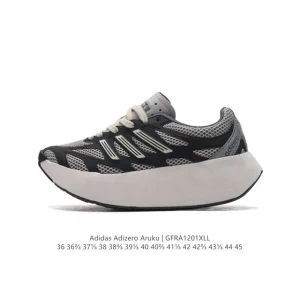 Adidas Adizero Aruku Men's Women's Casual Shoes White Thick Sole