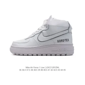Nike Air Force 1 Gtx Mid Boot Waterproof Leather Shoes