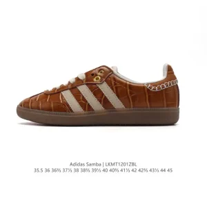 Wales Bonner x Adidas Classic Leather Low-Top Sneakers with Suede Lining