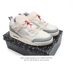 Jordan Spizike Low Houston Oilers Classic Elephant Print Retro Basketball Shoe