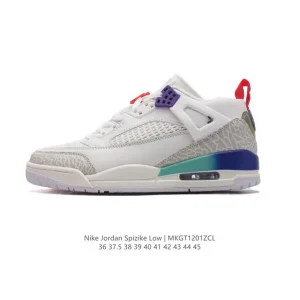 Jordan Spizike Low Houston Oilers Classic Elephant Print Basketball Shoes