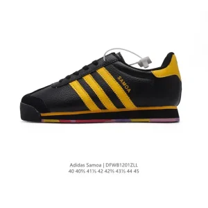 Adidas Samoa Classic Comfort Sneakers in Magic Light Brown and White