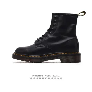 Dr Martens Classic High-Platform Leather Boots for Men and Women